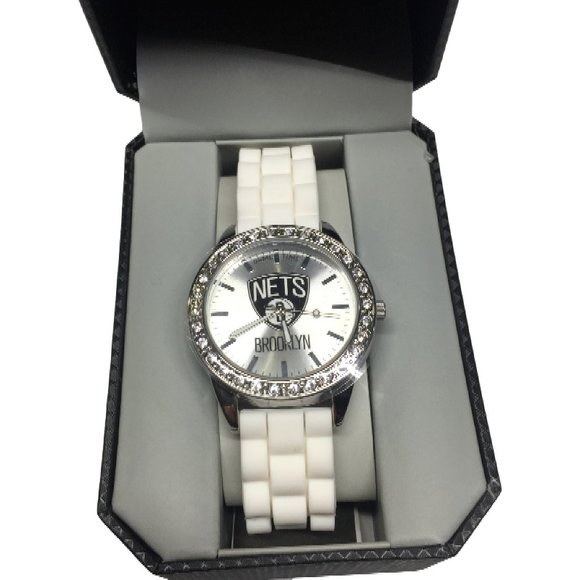 NIB Women's Brooklyn Nets Stainless Steel Watch - Picture 3 of 7